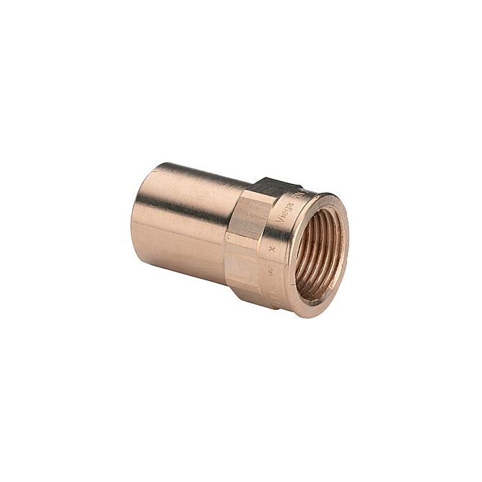 Viega Sanpress Plug In Piece 28 Mm X Rp 3 4 Gunmetal Or Silicon Bronze Viega End