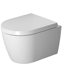 Duravit ME by Starck Wand Tiefspül WC 45300900A1 weiss, Set mit WC und WC-Sitz, Compact WC