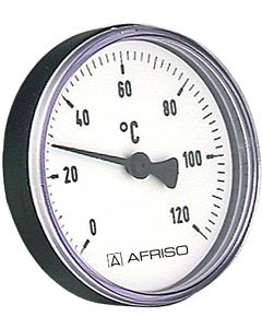 Afriso Bimetall-Thermometer 63702 0/120 GradC, Gehäuse 63mm, 40 mm, PTFE Dichtring