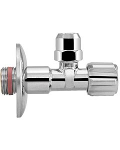 ASW angle valve 424504 2000 / 2 &quot;x 10 mm, long design, self-sealing, chrome-plated brass