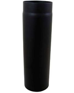 Bertrams ST-Pu smoke pipe 08RL500-150L 500 mm, Ø 150 mm, powder-coated, black