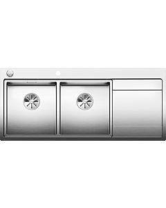 Blanco Divon ii 8 s-if sink 521664 116 x 51 cm, stainless steel satin finish, left, drain remote control with rotary control