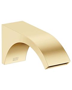 Dornbracht Cyo wall spout 13800811-28 for washbasin, projection 160mm, without waste fitting, brushed brass