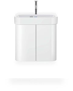 Duravit Happy meubles D2 lave-mains 07105000001 50 x 36 cm, blanc, mirroir, avec trou de coq