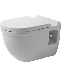 Duravit Starck 3 Wand Tiefspül WC 22150900001 Comfort WC, weiss, wondergliss, Sitzhöhe + 5 cm