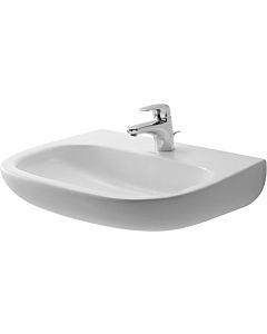 Duravit D-Code Waschtisch 2311650000 65 x 50 cm, ohne Überlauf, 1 Hahnloch, weiss