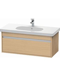 Duravit Ketho Waschtisch-Unterschrank KT666803030 100 x 45,5 cm, Eiche natur, 1 Auszug, wandhängend