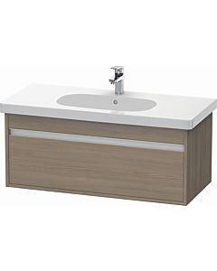 Duravit Ketho Waschtisch-Unterschrank KT666803535 100 x 45,5 cm, Eiche terra, 1 Auszug, wandhängend