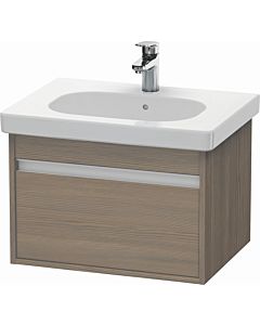 Duravit Ketho Waschtisch-Unterschrank KT667003535 60 x 45,5 cm, Eiche terra, 1 Auszug, wandhängend