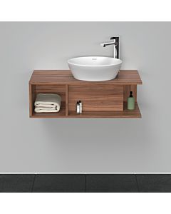 Duravit D-Neo meuble sous-lavabo DE493807979 80 x 48 cm, Nussbaum Natur , 2000 compartiment, 2000 console console, montage mural