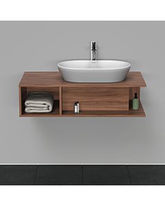 Duravit D-Neo meuble sous-lavabo DE495907979 100 x 55 cm, Nussbaum Natur , 2000 compartiment, 2000 console console, montage mural