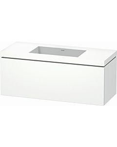 Duravit L-Cube vanity unit LC6919N1818 120 x 48 cm, without tap hole, matt white, 2000 pull-out
