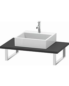 Duravit L-Cube console LC106C04949 thickness 3 cm, graphite matt, for Aufsatzbecken , variable