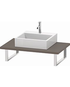 Duravit L-Cube console LC106C04343 thickness 3 cm, basalt matt, for Aufsatzbecken , variable