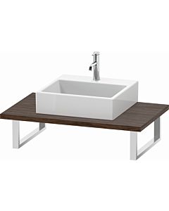 Duravit L-Cube console LC106C02121 thickness 3 cm, dark walnut, for Aufsatzbecken , variable