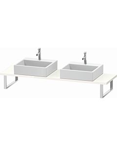 Duravit L-Cube console LC105C02222 thickness 3 cm, white high gloss, for Aufsatzbecken , variable