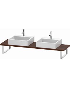 Duravit L-Cube console LC105C01313 thickness 3 cm, american walnut, for Aufsatzbecken , variable