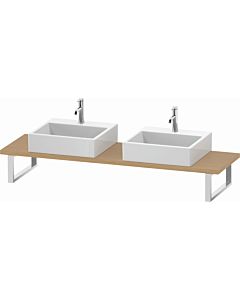 Duravit L-Cube console LC105C01212 thickness 3 cm, brushed oak, for Aufsatzbecken , variable