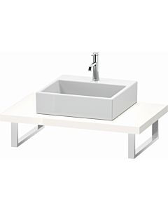 Duravit L-Cube console LC102C02222 thickness 4.5 cm, white high gloss, for Aufsatzbecken , variable