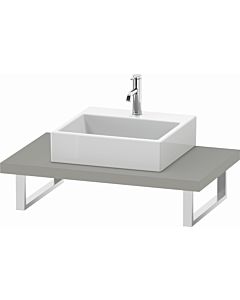 Duravit L-Cube console LC102C00707 thickness 4.5 cm, concrete gray matt, for Aufsatzbecken , variable