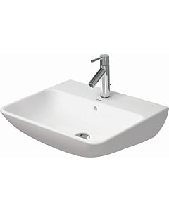 Duravit ME by Starck Waschtisch 23355500001 55 x 44 cm, weiss, wondergliss, 1 Hahnloch