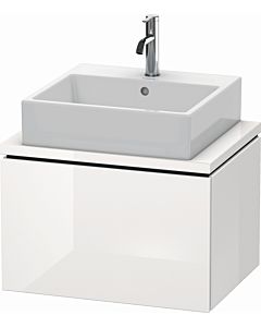 L-Cube Duravit vasque LC580002222 62 x 47,7 cm, blanc brillant, pour console, 2000 coulissant