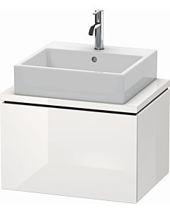 L-Cube Duravit vasque LC580008585 62 x 47,7 cm, blanc brillant, pour console, 2000 coulissant
