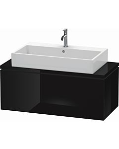 Duravit L-Cube vanity unit LC580404040 102 x 47.7 cm, black high gloss, for console, 2000 pull-out