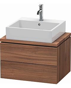 Duravit L-Cube vanity unit LC580507979 62 x 47.7 cm, natural walnut, for console, 2 drawers