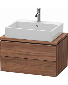 Duravit L-Cube vanity unit LC580607979 72 x 47.7 cm, natural walnut, for console, 2 drawers
