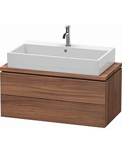 Duravit L-Cube vanity unit LC580807979 92 x 47.7 cm, natural walnut, for console, 2 drawers