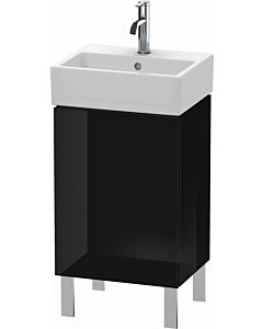 Duravit L-Cube vanity unit LC6750L4040 43.4x34.1x59.3cm, standing, door on the left, black high gloss