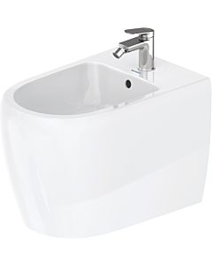 Duravit Qatego stand Bidet 2263102000 39x60cm, with tap hole, overflow, tap hole bench, white high-gloss HygieneGlaze