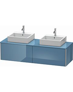 Duravit XSquare Duravit XSquare XS4907B4747 160x40x54,8cm, 2 pull-out compartments, double sided, Stone Blue high gloss