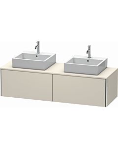 Duravit XSquare Duravit XSquare XS4907B9191 160x40x54,8cm, 2 pull-out compartments, double-sided, taupe