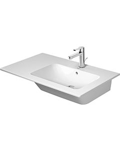 Duravit Me by Starck furniture washbasin 2346830058 83x49cm, basin on the right, with overflow, tap platform, 2 tap holes, white