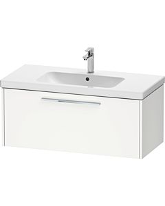 Duravit D-Code meuble sous-vasque DC4668010180000 poignée chromée, Weiß Matt , suspendu, coulissant 2000 , 984x400x460 mm