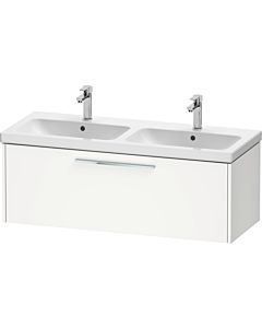 Duravit D-Code Doppel-Waschtischunterschrank DC4669010180000 Weiß Matt, Wandhängend, Auszug 1, 1184x400x460 mm