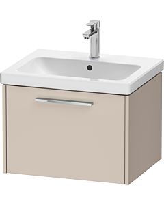 Duravit D-Code meuble sous-vasque DC4665010910000 poignée chromé, Taupe mat, suspendu, coulissant 2000 , 584x400x460 mm