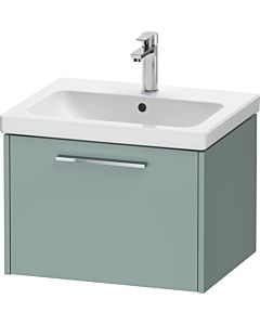 Duravit D-Code meuble sous-vasque DC4665010HG0000 poignée chromé, vert fjord mat, suspendu, coulissant 2000 , 584x400x460 mm