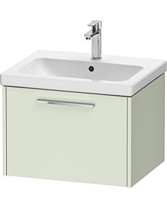 Duravit D-Code Waschtischunterschrank DC4665010HH0000 Griff Chrom, Blassgrün Matt, Wandhängend, Auszug 1, 584x400x460 mm