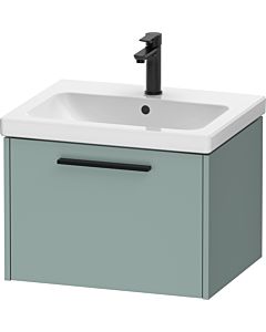 Duravit D-Code Vanity unit DC46650BDHG0000 Handle Diamond Black, Fjord Green Matt, Wall-mounted, 584x400x460 mm