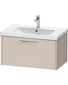 Duravit D-Code meuble sous-vasque DC4667010910000 poignée chromée, Taupe Matt , suspendu, coulissant 2000 , 784x400x460 mm