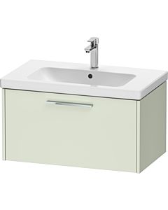 Duravit D-Code meuble sous-vasque DC4667010HH0000 poignée chromé, vert pâle mat, suspendu, coulissant 2000 , 784x400x460 mm