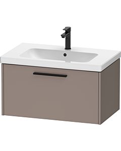 Duravit D-Code Waschtischunterschrank DC46670BD430000 Griff Diamantschwarz, Basalt Matt, Wandhängend, Auszug 1, 784x400x460 mm