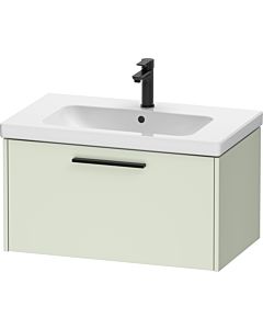 Duravit D-Code Vanity unit DC46670BDHH0000 Handle Diamond Black, Pale Green Matt, Wall-mounted, 784x400x460 mm