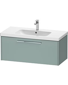 Duravit D-Code Waschtischunterschrank DC4668010HG0000 Griff Chrom, Fjordgrün Matt, Wandhängend, Auszug 1, 984x400x460 mm