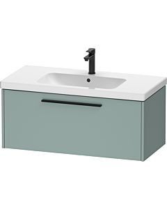 Duravit D-Code Waschtischunterschrank DC46680BDHG0000 Griff Diamantschwarz, Fjordgrün Matt, Wandhängend, 984x400x460 mm