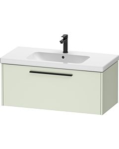 Duravit D-Code Waschtischunterschrank DC46680BDHH0000 Griff Diamantschwarz, Blassgrün Matt, Wandhängend, 984x400x460 mm