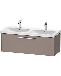 Duravit D-Code double vanity unit DC4669010430000 handle chrome, Basalt Matt , wall-mounted, pull-out 2000 , 1184x400x460 mm